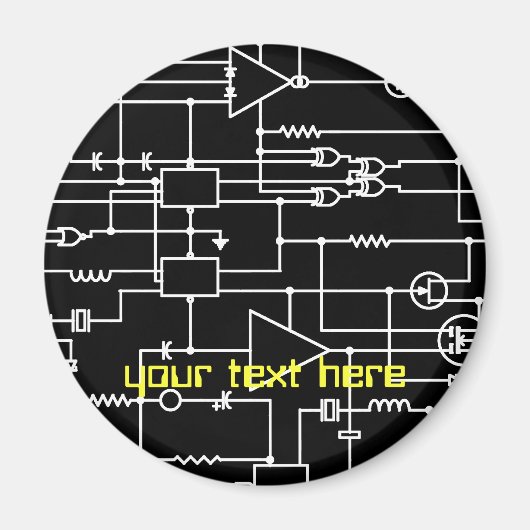 elektronisches Projekt Magnet (Vorne)