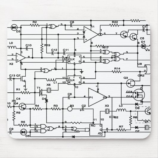 elektronisches Projekt Mousepad (Vorne)