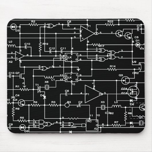 elektronisches Projekt Mousepad (Vorne)