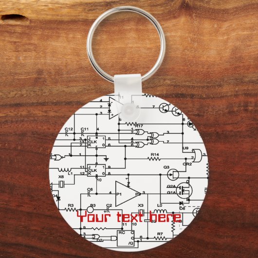 elektronisches Projekt Schlüsselanhänger (Vorderseite)