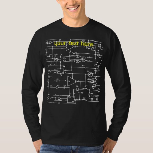 elektronisches Projekt T-Shirt (Vorderseite)