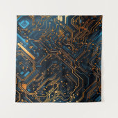 Elektronisches Schaltband Wandteppich (Vorderseite)