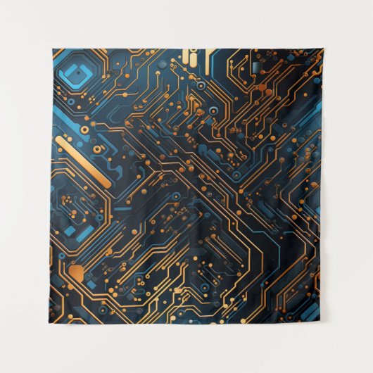 Elektronisches Schaltband Wandteppich (Vorderseite)