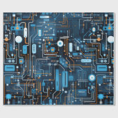 Elektronisches Schaltpapier Geschenkpapier (Flach)