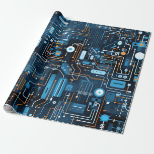 Elektronisches Schaltpapier Geschenkpapier