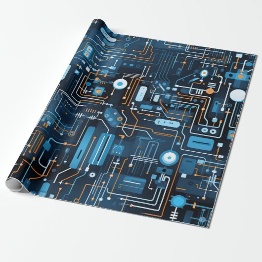 Elektronisches Schaltpapier Geschenkpapier (Ungerollt)