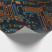 Elektronisches Schaltpapier Geschenkpapier (Ecke)