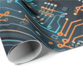Elektronisches Schaltpapier Geschenkpapier (Rolleneckpunkt)