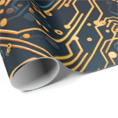 Elektronisches Schaltpapier Geschenkpapier (Rolleneckpunkt)