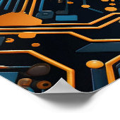 Elektronisches Schaltplakat Poster (Ecke)