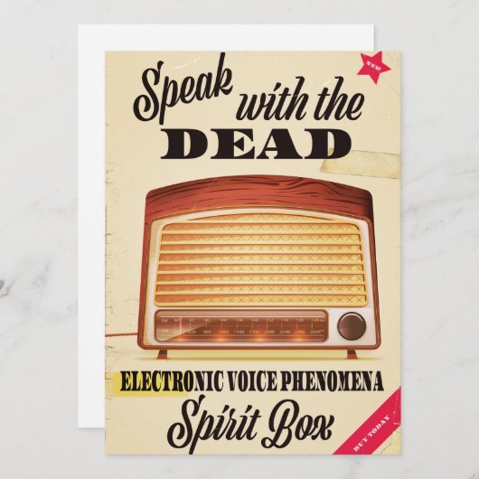 Elektronisches Sprachphänomen Geisterjagd Ad. (Vorne/Hinten)