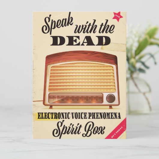 Elektronisches Sprachphänomen Geisterjagd Ad. (Stehend Vorderseite)