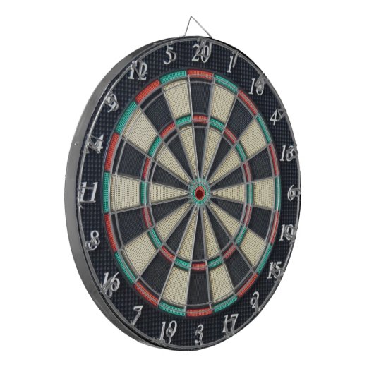 Elektronisches Stilbild in Dartboard Dartscheibe (Vorderseite Links)