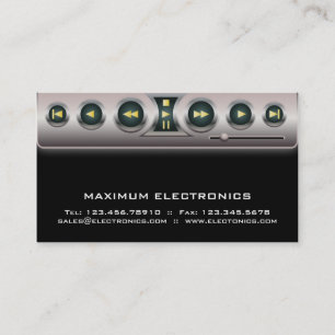 Elektronisches Visitenkarte-Schwarzes Visitenkarte