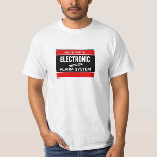 Elektronisches Warnungssystem T-Shirt (Vorderseite)