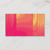 Elektropfirsichpfirsiche Visitenkarte (Rückseite)