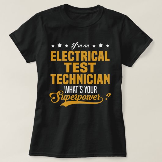 Elektroprüftechniker T-Shirt (Design vorne)