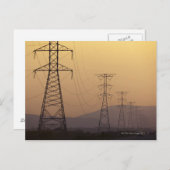 Elektropylonen Postkarte (Vorne/Hinten)