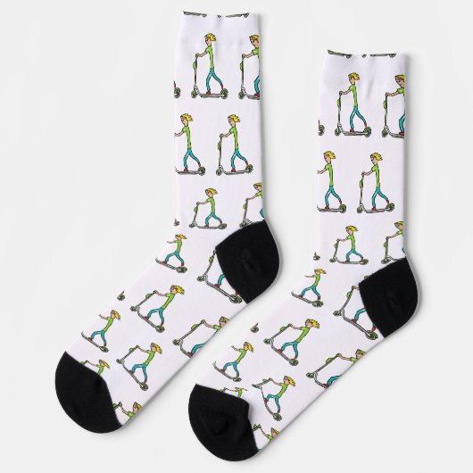 Elektroroller Socken (Linkes Detail)