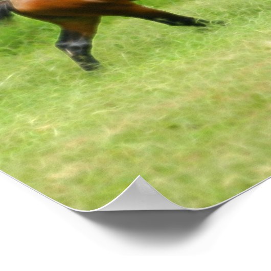 Elektrorose Poster (Ecke)