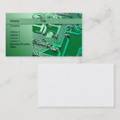 Elektroschaltungen - Techniker Visitenkarte (Vorne/Hinten)
