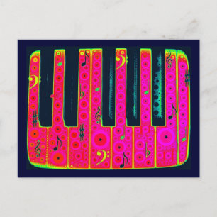 Elektroschlüssel Postkarte