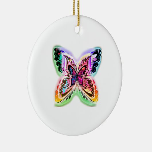 Elektroschmetterling Keramik Ornament (Rechts)