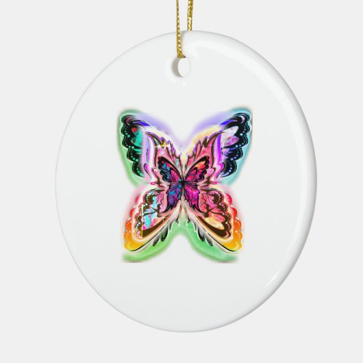 Elektroschmetterling Keramik Ornament (Links)