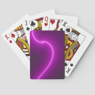 Elektroschock-Fraktal-Spielkarten Spielkarten