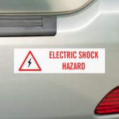 ELEKTROSCHOCK-GEFAHR AUTOAUFKLEBER (Auf Auto)
