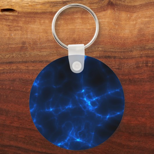 Elektroschock in Dunkelblau Schlüsselanhänger (Vorderseite)