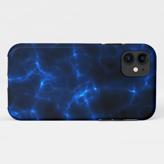 Elektroschock in dunkelblauem Case-Mate iPhone hülle (Rückseite (Horizontal))