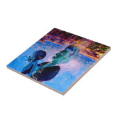 Elektroschwimmer Fliese (Seite)