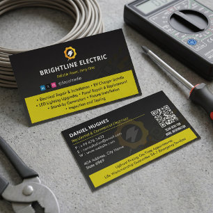 Elektroservice   Spezialbau Visitenkarte