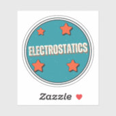 Elektrostatik Aufkleber (Blatt)
