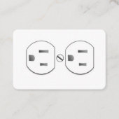 Elektrosteckdose-Visitenkarte Visitenkarte (Vorderseite)