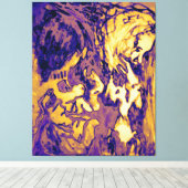 elektroStrahlung Leinwanddruck (Insitu (Holzboden))