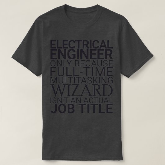 Elektrotechnik-Assistent T-Shirt (Design vorne)