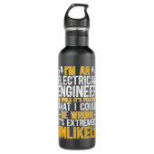 Elektrotechnik Edelstahlflasche (Vorderseite)