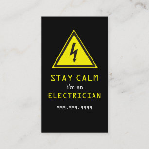 Elektrotechnik, Elektrotechnik, Baukarte Visitenkarte