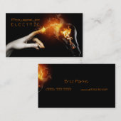 Elektrotechnik, Elektrotechnik, Elektrobetriebskar Visitenkarte (Vorne/Hinten)