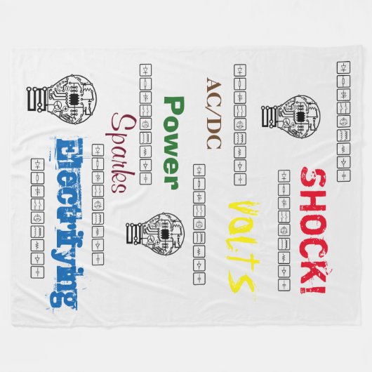 Elektrotechnik-Fleece-Decke Fleecedecke (Vorderseite (Horizontal))