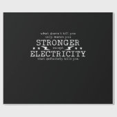 Elektrotechnik Geschenkpapier (Flach)