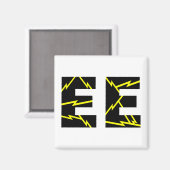 Elektrotechnik Magnet (Vorderseite/Rückseite)