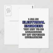 Elektrotechnik ... Überlegene Intelligenz Postkarte (Vorne/Hinten)