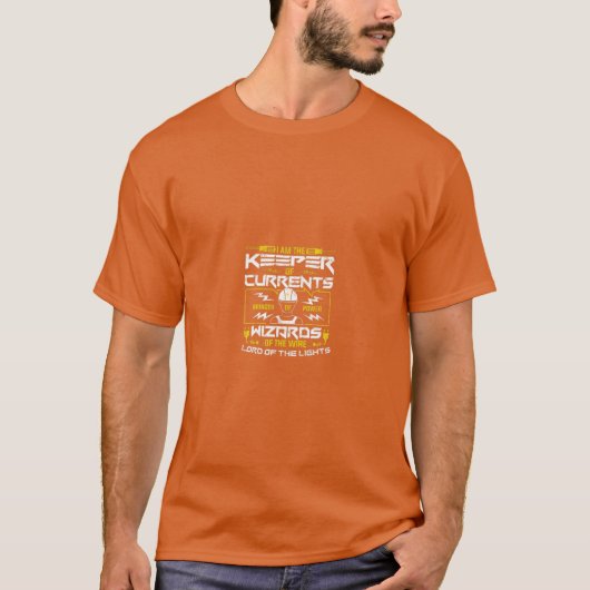 Elektrotechniker Lineman T-Shirt (Vorderseite)