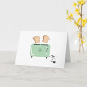 Elektrotoaster Karte (Gelbe Blume)