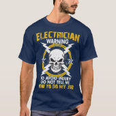 Elektrowarnung T-Shirt (Vorderseite)
