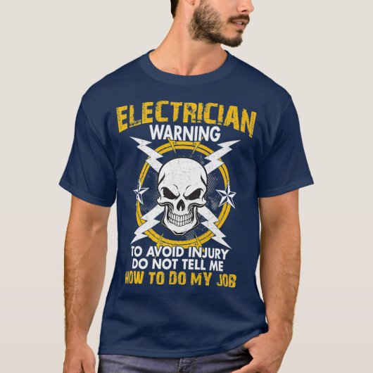 Elektrowarnung T-Shirt (Vorderseite)