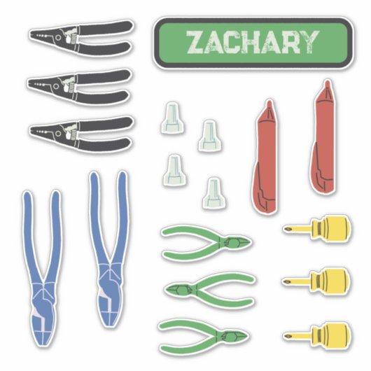 Elektrowerkzeuge Aufkleber (Vorderseite)